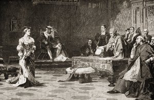 The First Trial of Catherine of Aragon (1485-1536) in 1529